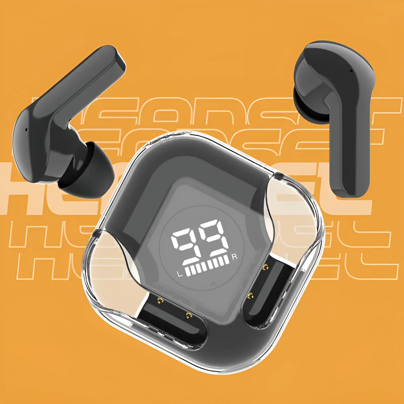 Bluetooth wireless TWS headset with in-ear design in multiple colour options