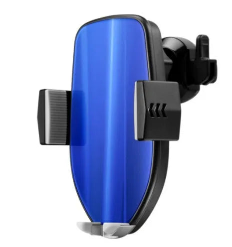 10W Qi car wireless charger with infrared sensor air vent mount in Black Blue Silver