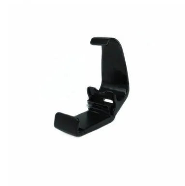 Black X3 wireless Bluetooth Android game controller with phone clip attached to smartphone