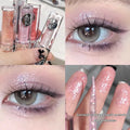 Ballet brand liquid eye shadow bottle showing one of five colour choices: pink, coral, purple, brown, or rose gold.