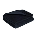Water-proof flannel cotton velvet blanket in black, gray, and brown with multiple size options from XS to XL for outdoor camping and home use