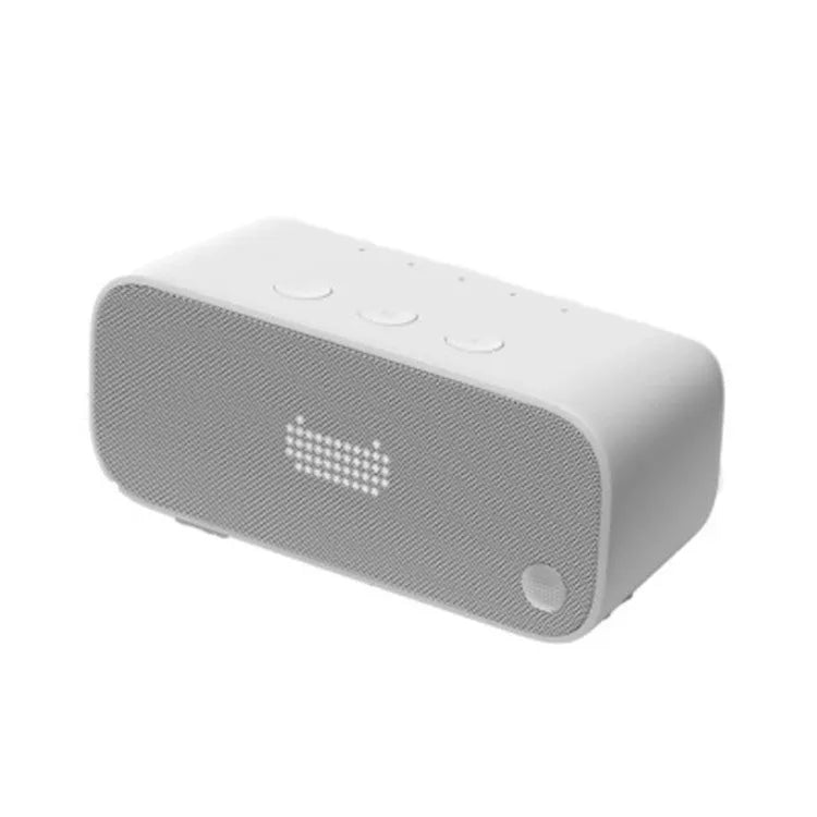 Elf Sugar Cube Artificial Intelligence Speaker in blue, green, red, or white colours showing compact plastic housing