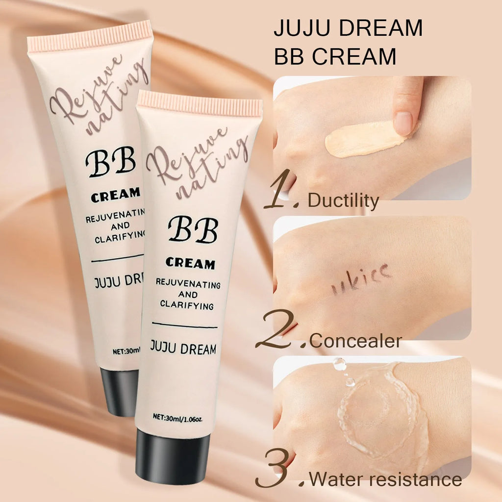 Brightening skin colour BB cream 30ml in five shades with waterproof smear-proof formula