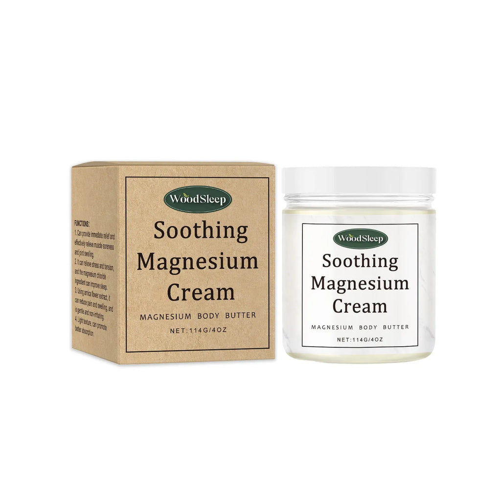 114g tube of magnesium cream for post-exercise body care with hydrating ingredients