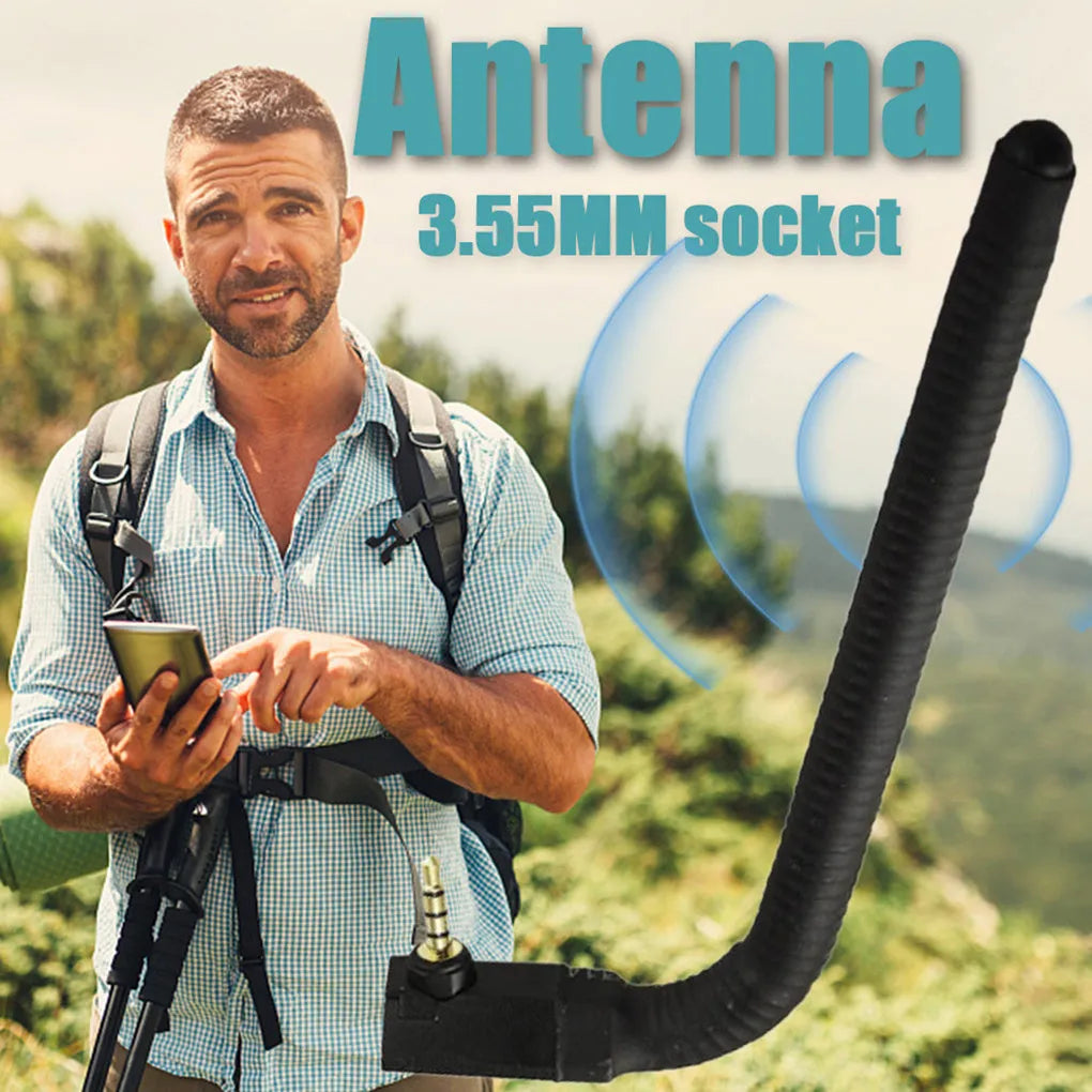 Compact mobile phone signal enhancement antenna with magnetic base for 3G 4G networks