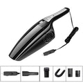 Black and orange car vacuum cleaner with 36cm length for 12V vehicle cleaning
