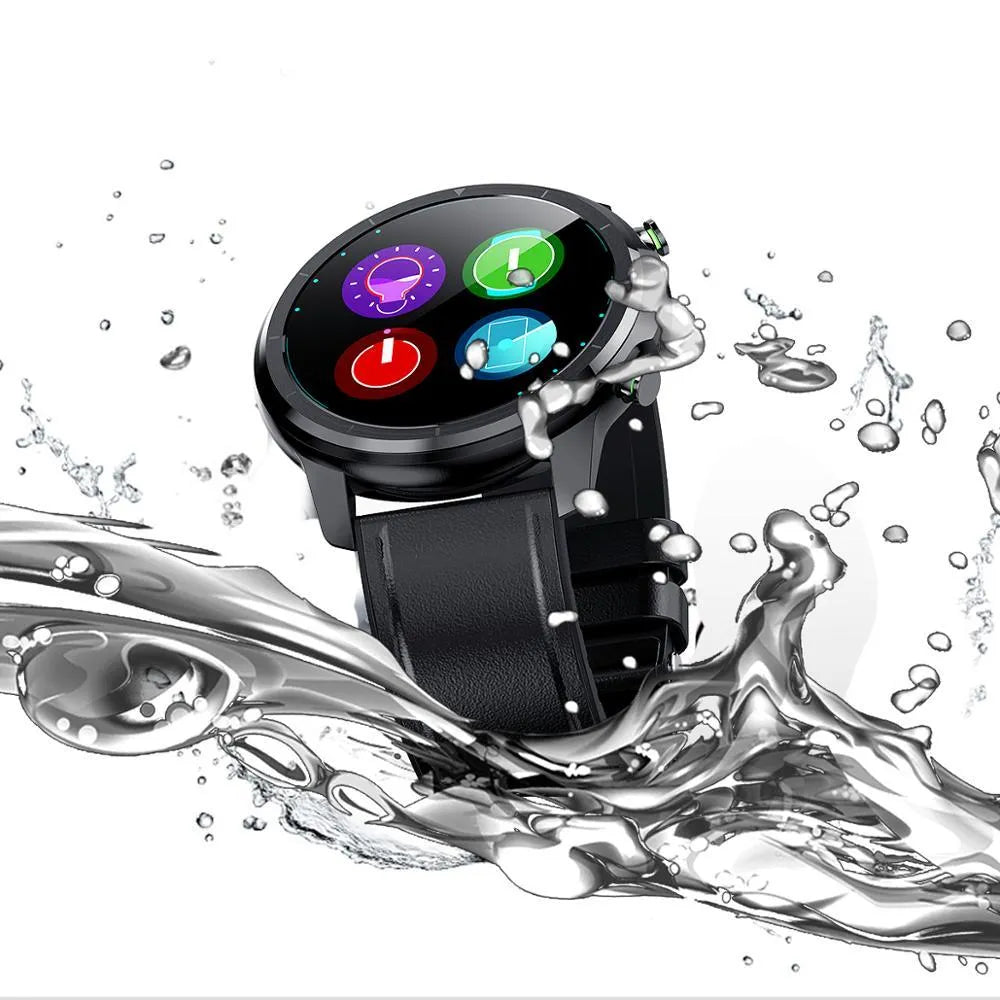 LEMFO LF26 smart bracelet with 1.3-inch touch screen shown in black colour option