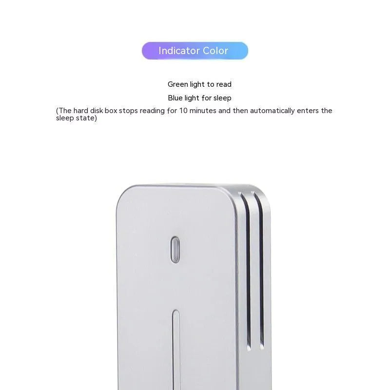 Aluminium alloy external SSD enclosure for M.2 drives with 10Gbps USB 3.2 Gen 2 connectivity