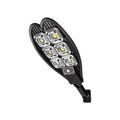 6-eye outdoor solar garden lamp with remote control on a white background.