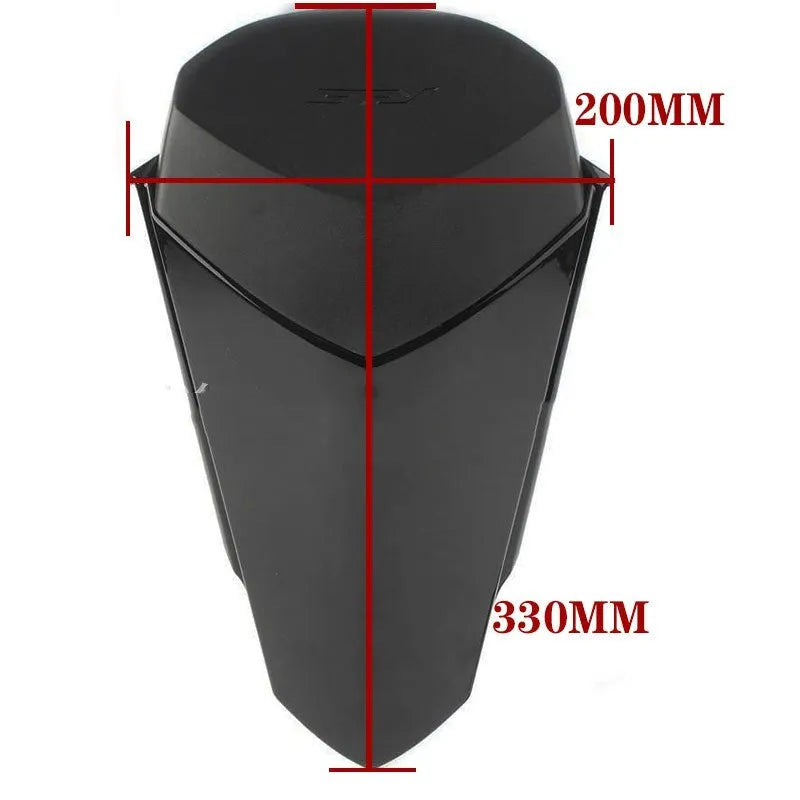Rear hump single seat cover for Yamaha YZF600 R6 17-18-19 in black, blue, red or matte black
