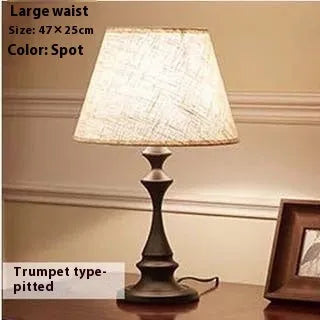 Retro alloy LED table lamp with dimmer and choice of button or twist controls.
