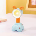 DIY cartoon magnetic small night lamp with adjustable lighting angle on desktop