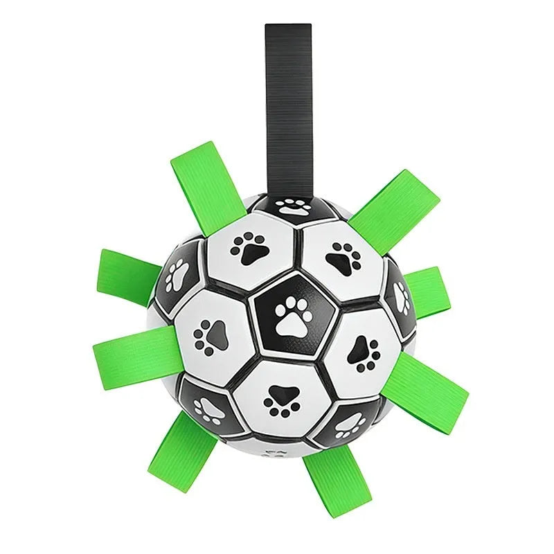 Medium PVC dog toy ball with sound for chewing and fetching, single pet toy ball