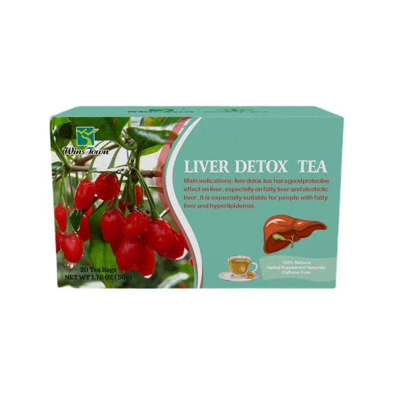 Box of herb substitutional tea leaves with 50g net content and medicine food homology ingredients