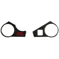 Black carbon fibre pattern motorcycle sticker for Suzuki GSXR1000 L1 upper connective plate 2009-2016