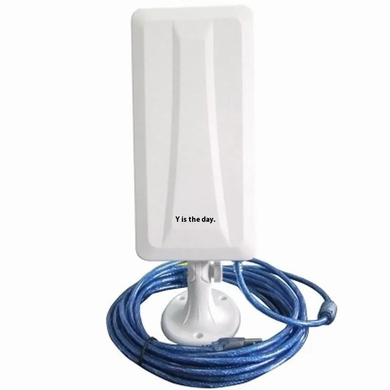 White USB wireless network card with plug-and-play connectivity for computers