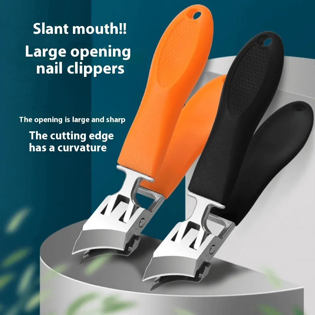 Portable nail maintenance kit with stainless steel tools in brown, white, and green colour options