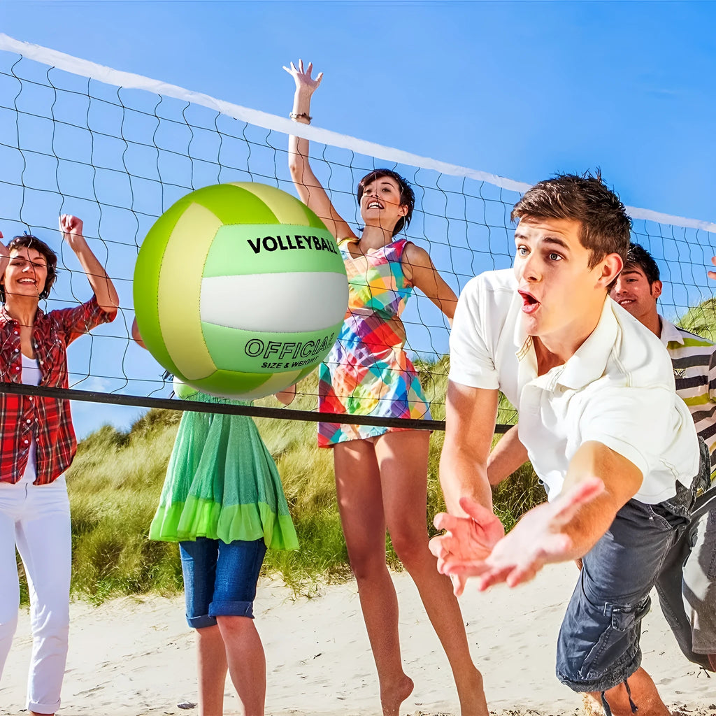 No 5 PVC machine seam volleyball in multiple colours for senior high school exam training