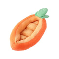 Carrot cartoon pet mattress with removable washable cloth cover for dogs