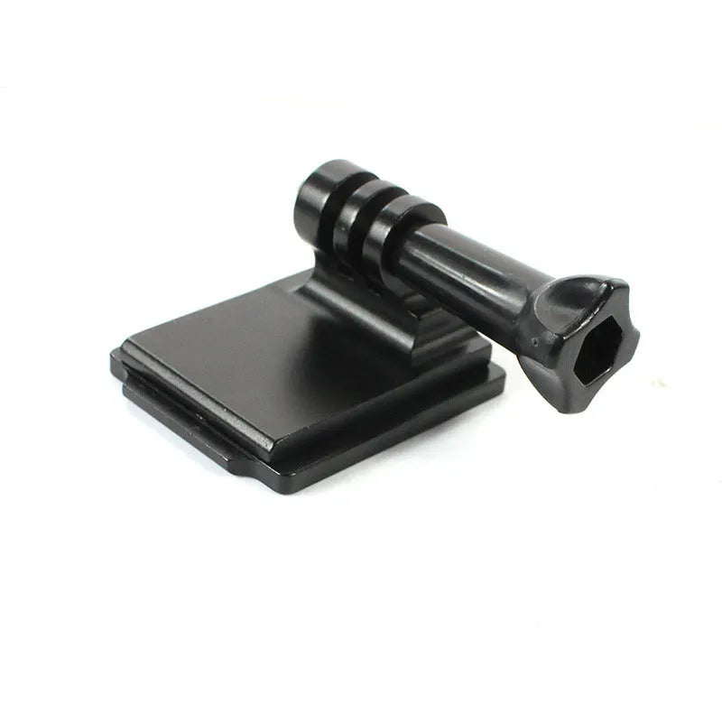 Black aluminium alloy helmet holder extension rod with quick-release bracket for GoPro 3 and GoPro 4 cameras