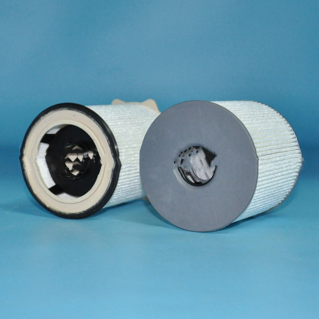 White diesel fuel filter kit with oil-water separator for RAM 1500-5500 trucks