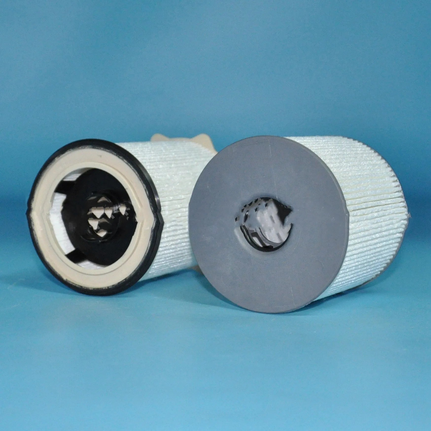 White diesel fuel filter kit with oil-water separator for RAM 1500-5500 trucks