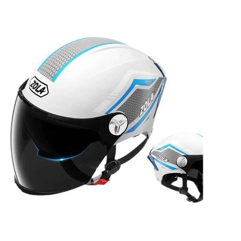 Children's 3C certified ABS universal motorcycle half helmet in multiple colour options