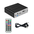 12V car Bluetooth MP3 decoder, white shell 8.8cm x 2.7cm, with remote control and USB cable