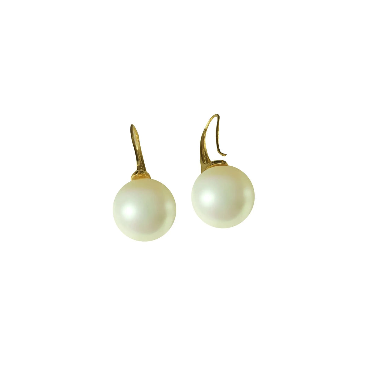 Women's geometric pearl earrings in fashionable OL style, Shell Pearls Eardrops option, one pair