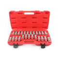 25-piece car terminal removal tool kit with needles and keys for wire harness work