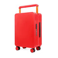 20 inch PC cabin suitcase with wide draw-bar handle, universal wheels and macaron colour finish