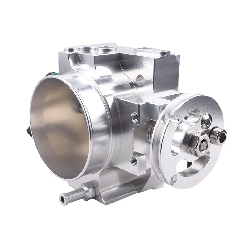 Aluminium alloy throttle body for Honda K20A engine, shown in 70mm size.