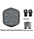 Black smart music boxing machine with Bluetooth connectivity and EVA construction