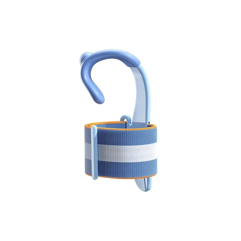 Blue and pink anti-hook pen holder corrector for writing posture training