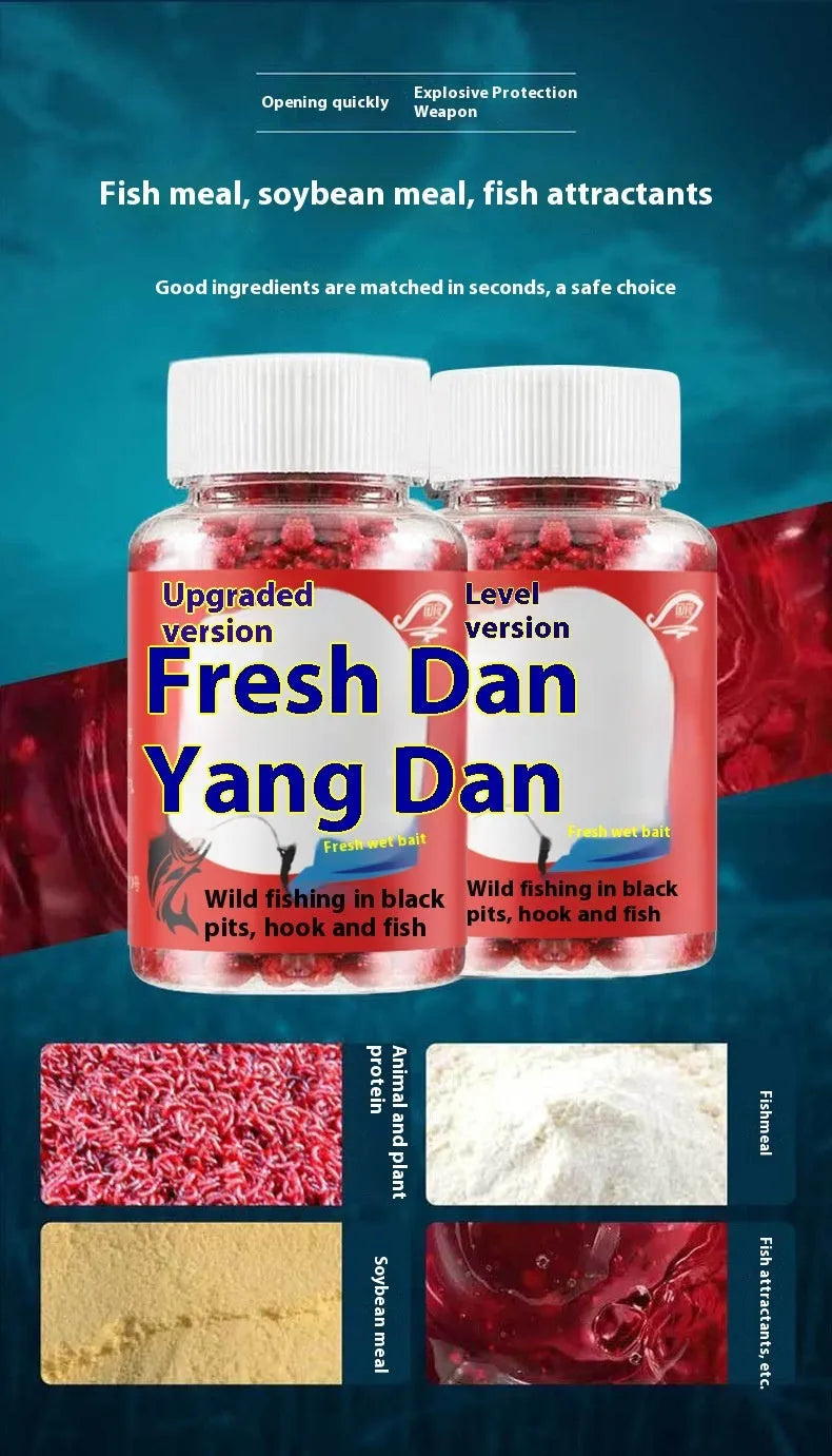 Bottle of lazy particle crucian carp and grass carp bait for freshwater wild fishing