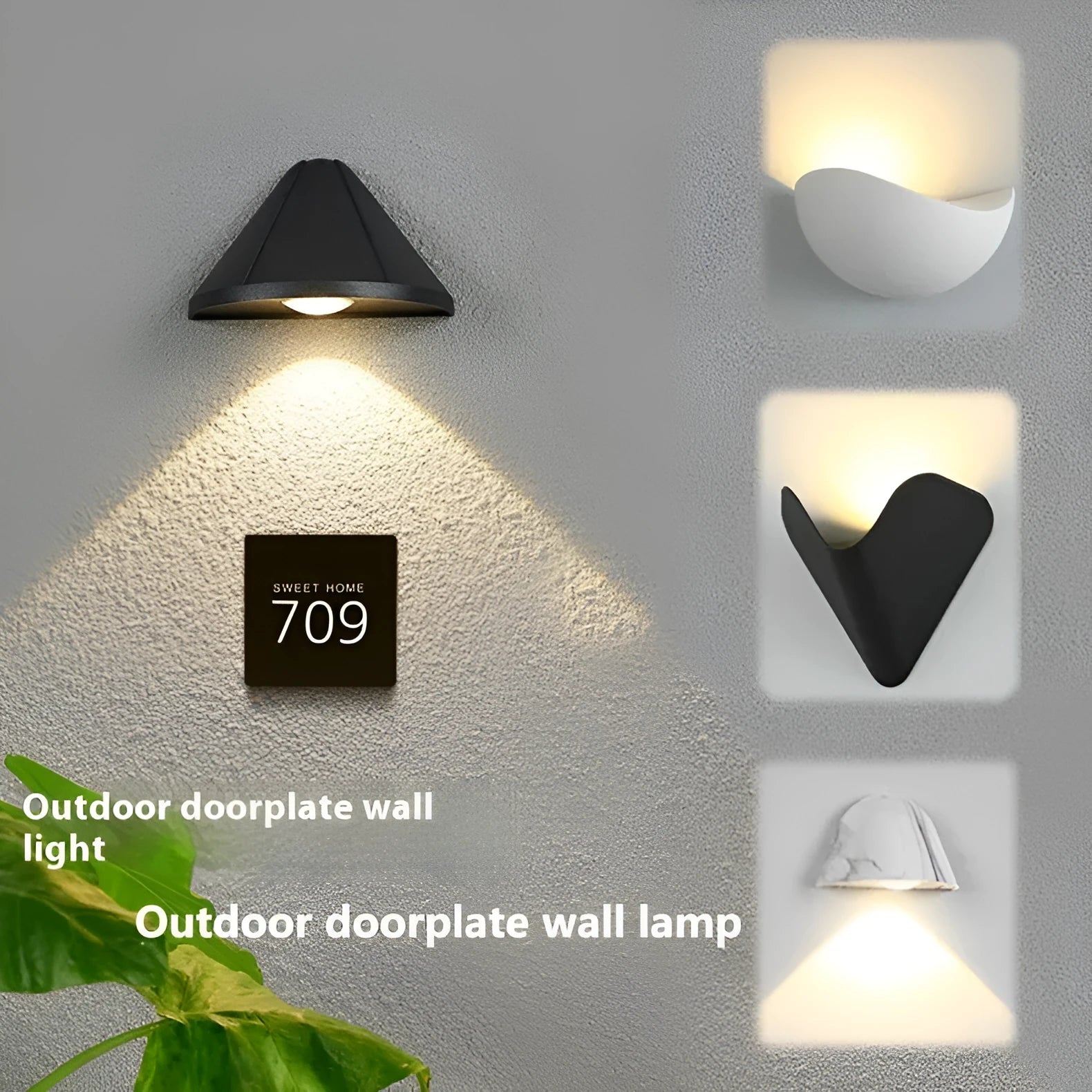 Bird's nest design aluminium alloy courtyard LED lamp with IP65 waterproof rating in black or white finish