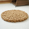 Hand-woven chenille thick needle wool pet mat for dogs and cats in six colours and five sizes