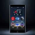 Black Ruizu H1 8GB MP3 MP4 player with 4-inch touchscreen display