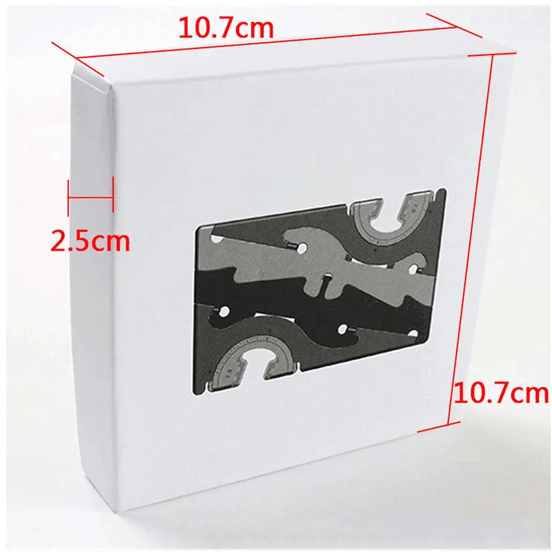Black plastic card type mobile phone holder with lazy bracket on desktop
