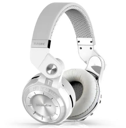 Bluedio T2 Plus Bluetooth over-ear headphones in black, blue, red, or white colours