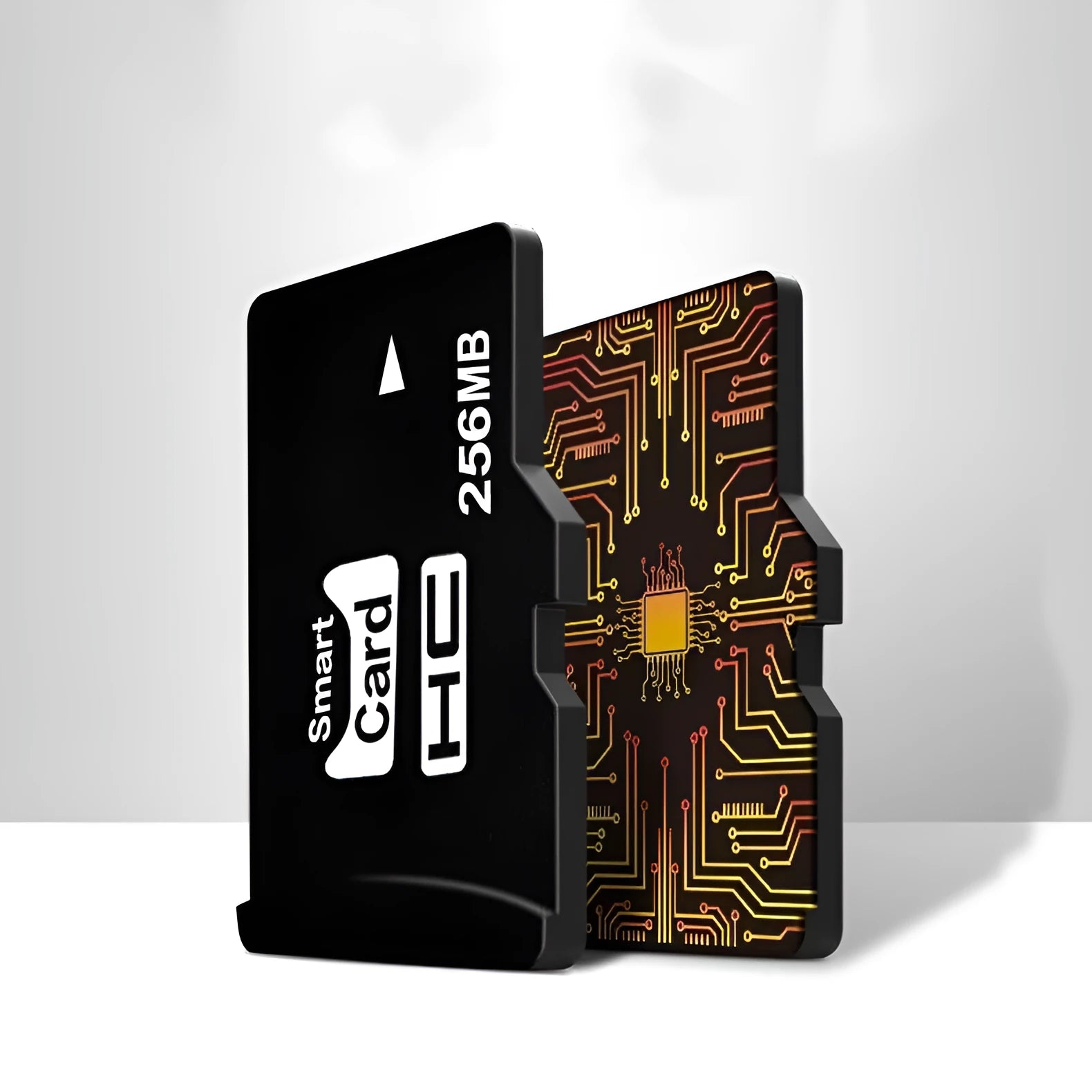 256MB TF memory card with microSD adapter in gift packaging for digital devices