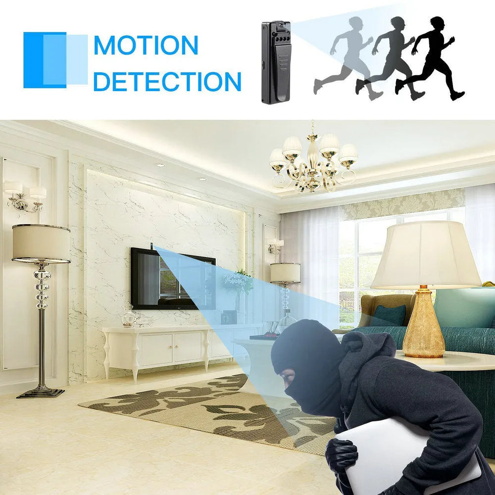 Black 1080p HD DV home camera with 90-degree rotation for driving and sports recording