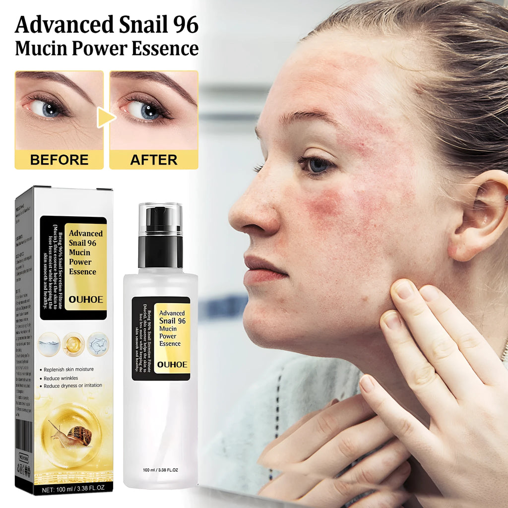 100ml Snail Serum Collagen Facial Serum bottle with hydrating brightening nourishing properties