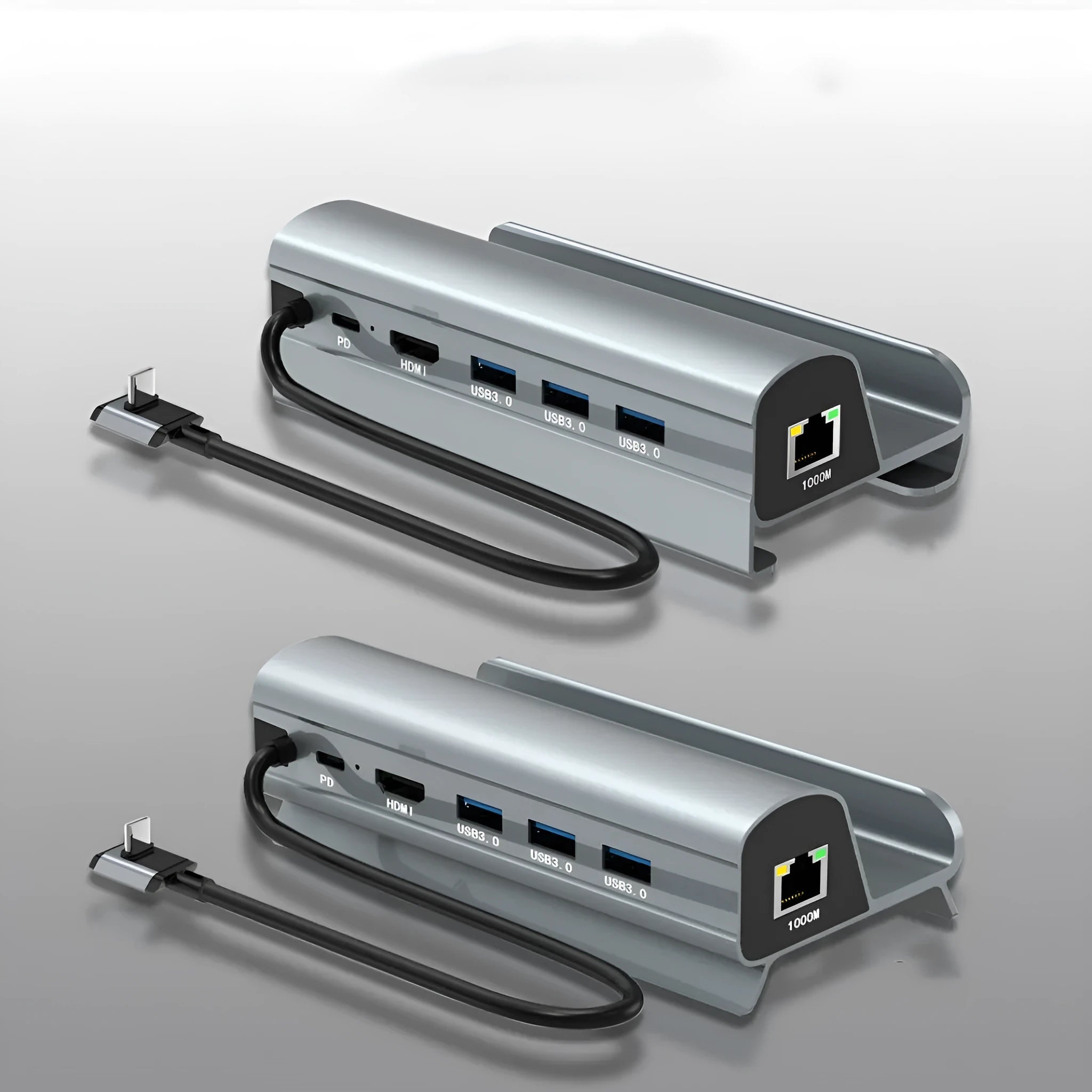 Aluminium alloy 6-in-1 multifunctional docking station for Steam Deck type-c hub Base 6in1 colour