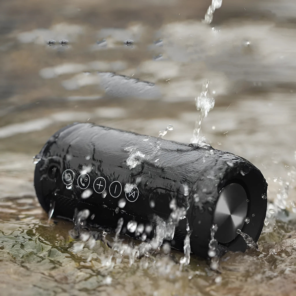 Outdoor waterproof card sound Bluetooth speaker in four colour options