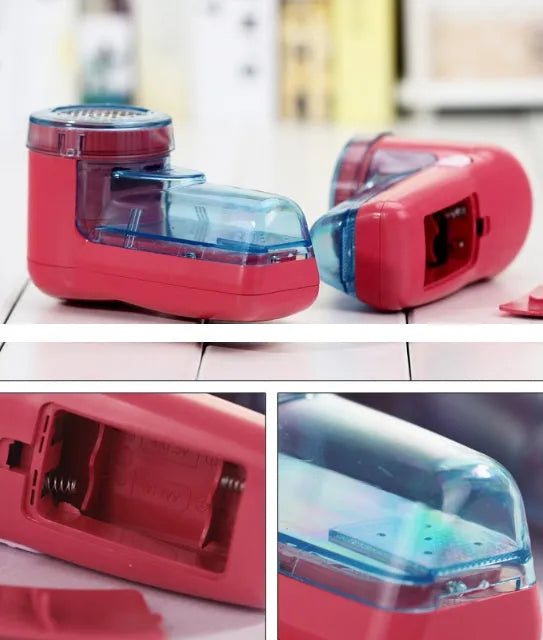 Compact portable electric lint remover for sweaters with strong wind system and rechargeable battery