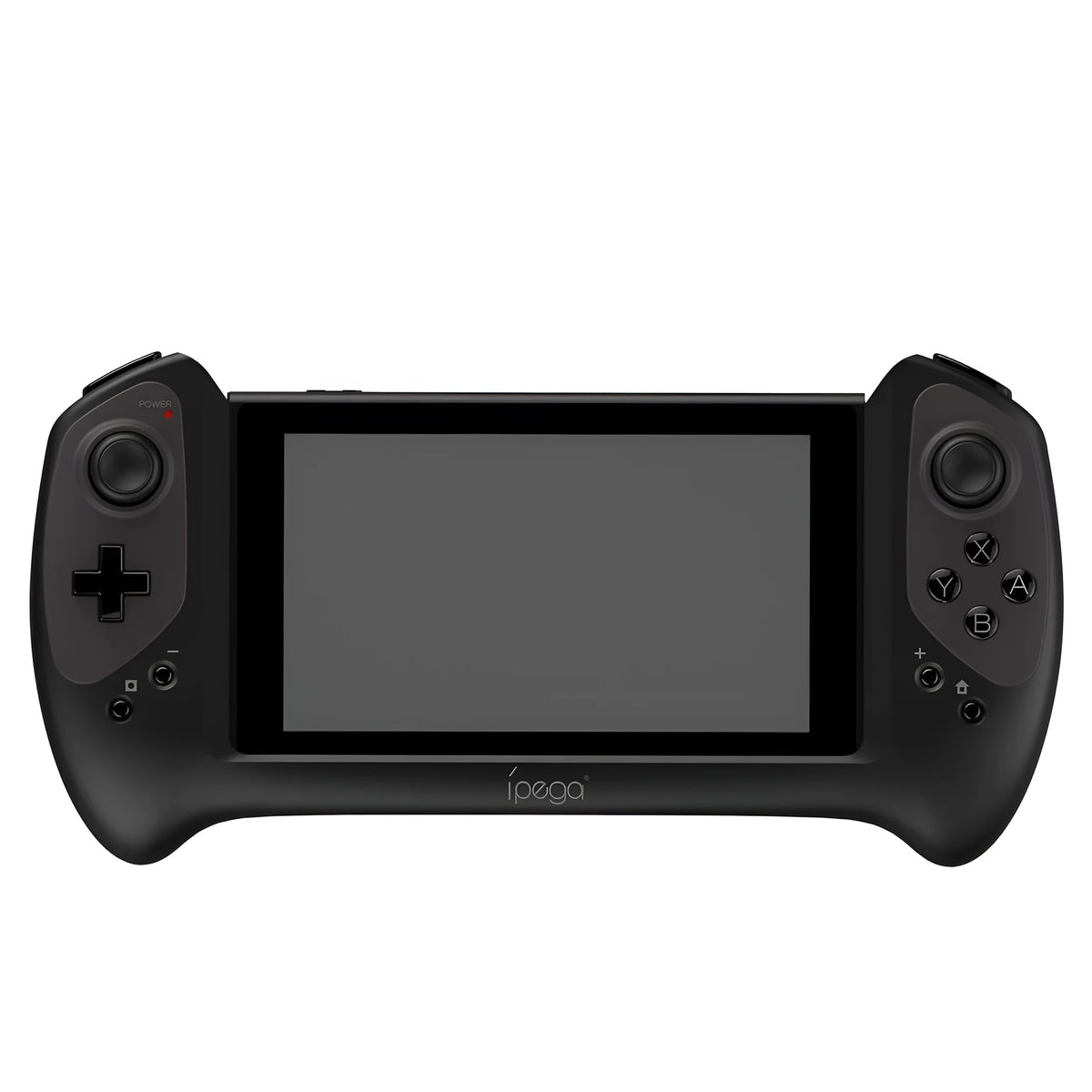 Black Bluetooth wireless gamepad controller for Nintendo Switch with ergonomic curved grip