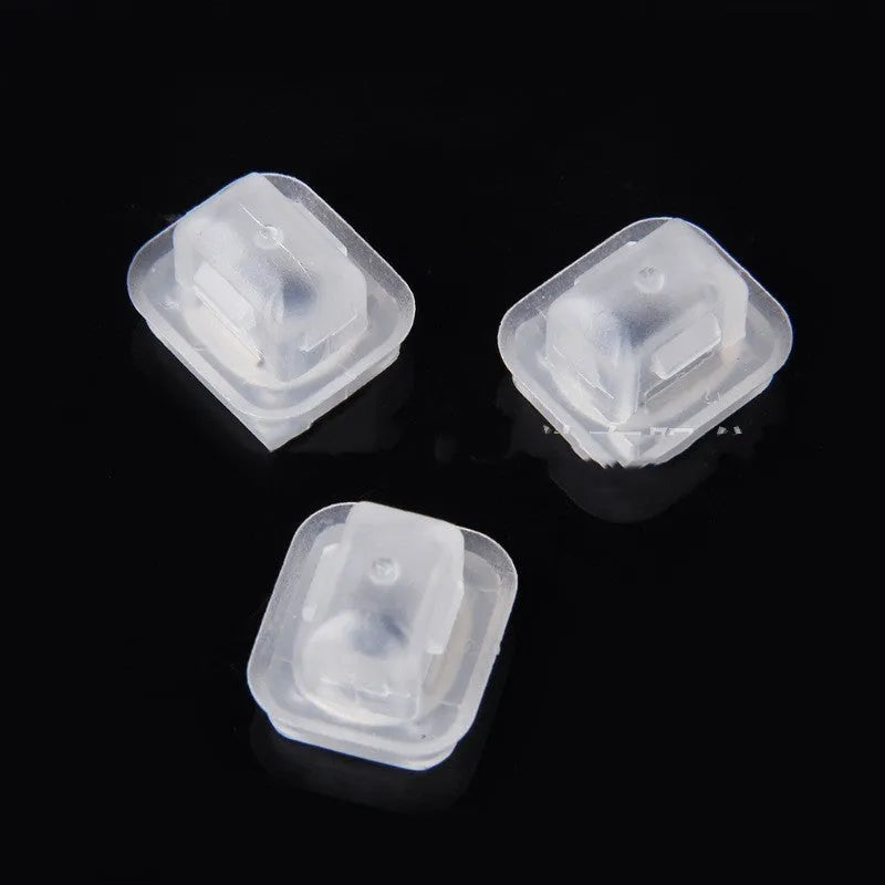 100 transparent plastic metal fastener clips for BMW 5 Series 7 Series E39 E38 interior seat buckle mounting