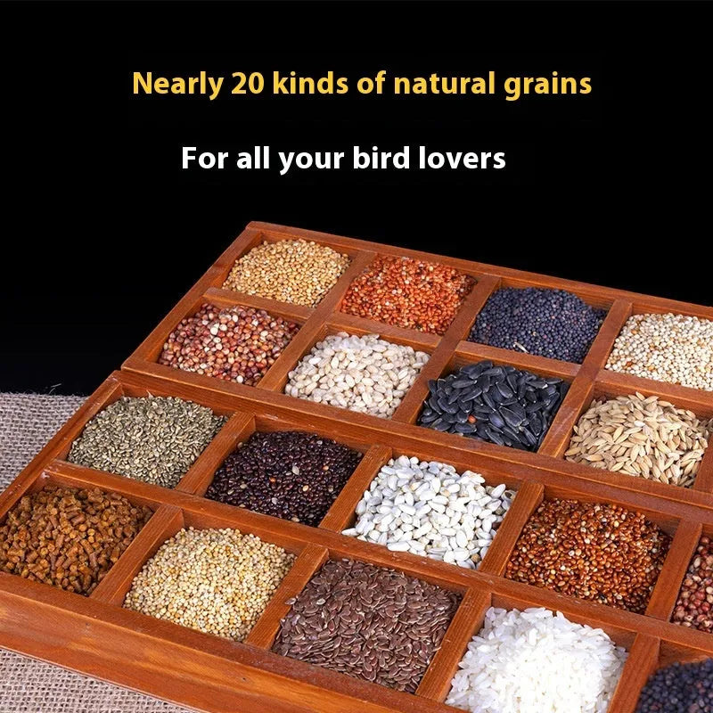 Birds Freddie Wong Mixed Grain With Shell Parrot Food 500g pack for small and medium parrots