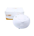 White ABS electric drying case for hearing aids with UV option, PTC constant temperature and 4H timer